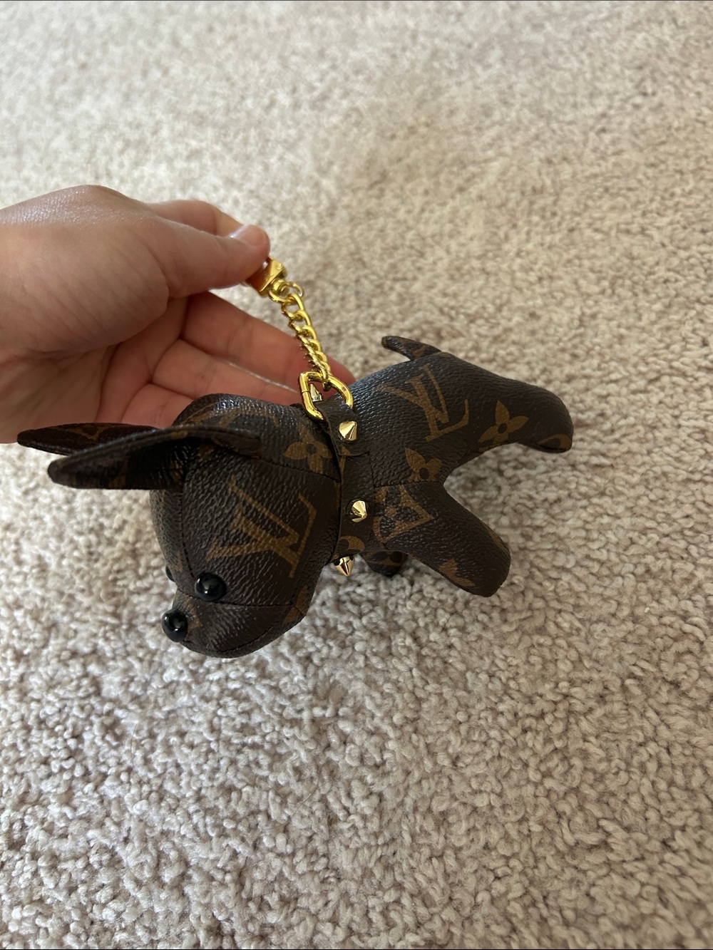 Luxury style dog bag charm